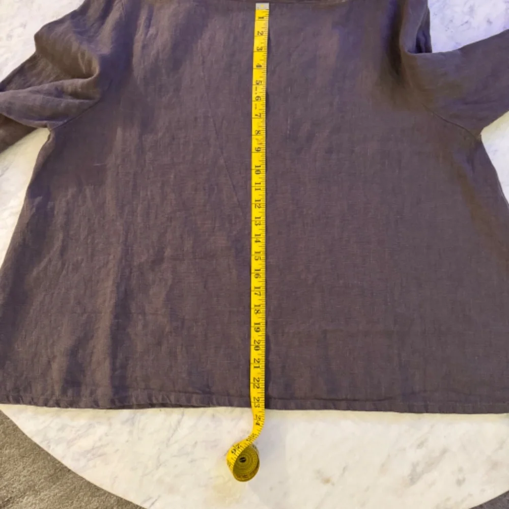 Bryn Walker 100% Linen Top Size XL - Picture 5 of 10